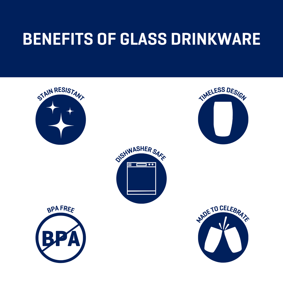 Drinking Glasses Set of 8 T19158