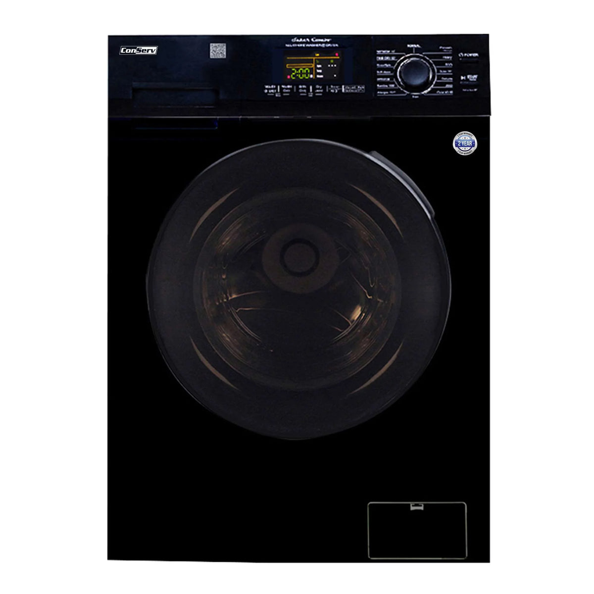 15 lbs Compact Washer Dryer Combo with Pet Cycle in White S68439