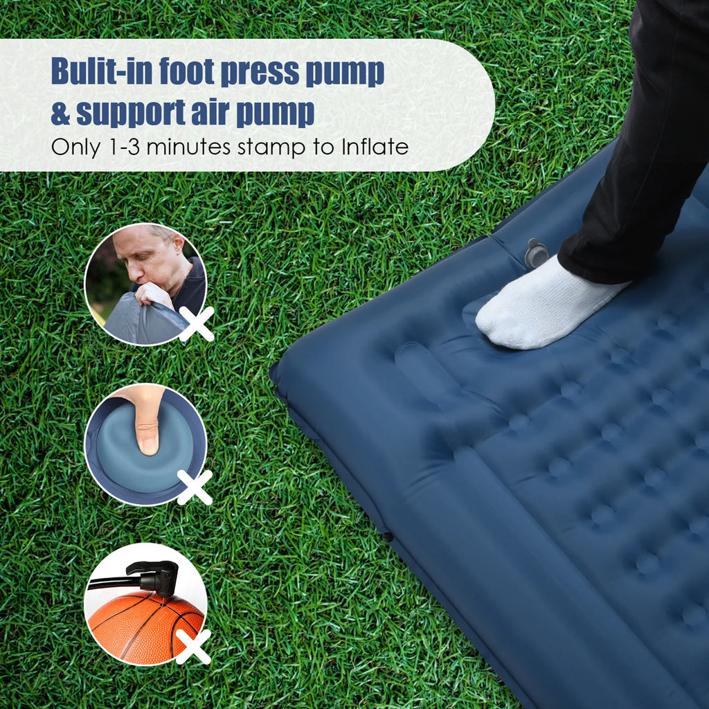 Inflatable Sleeping Pad 4 Inch Thick Air Mattress H9005