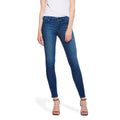 Medium Blue Mid Rise Skinny Jeans X81803