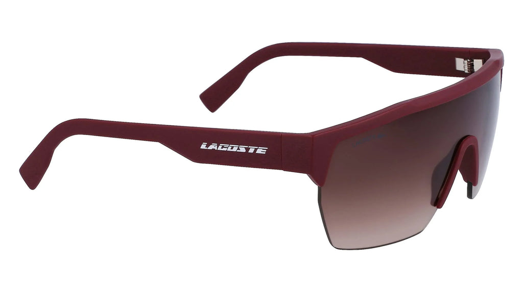 Matte Dark Red Rectangular Sunglasses J27172