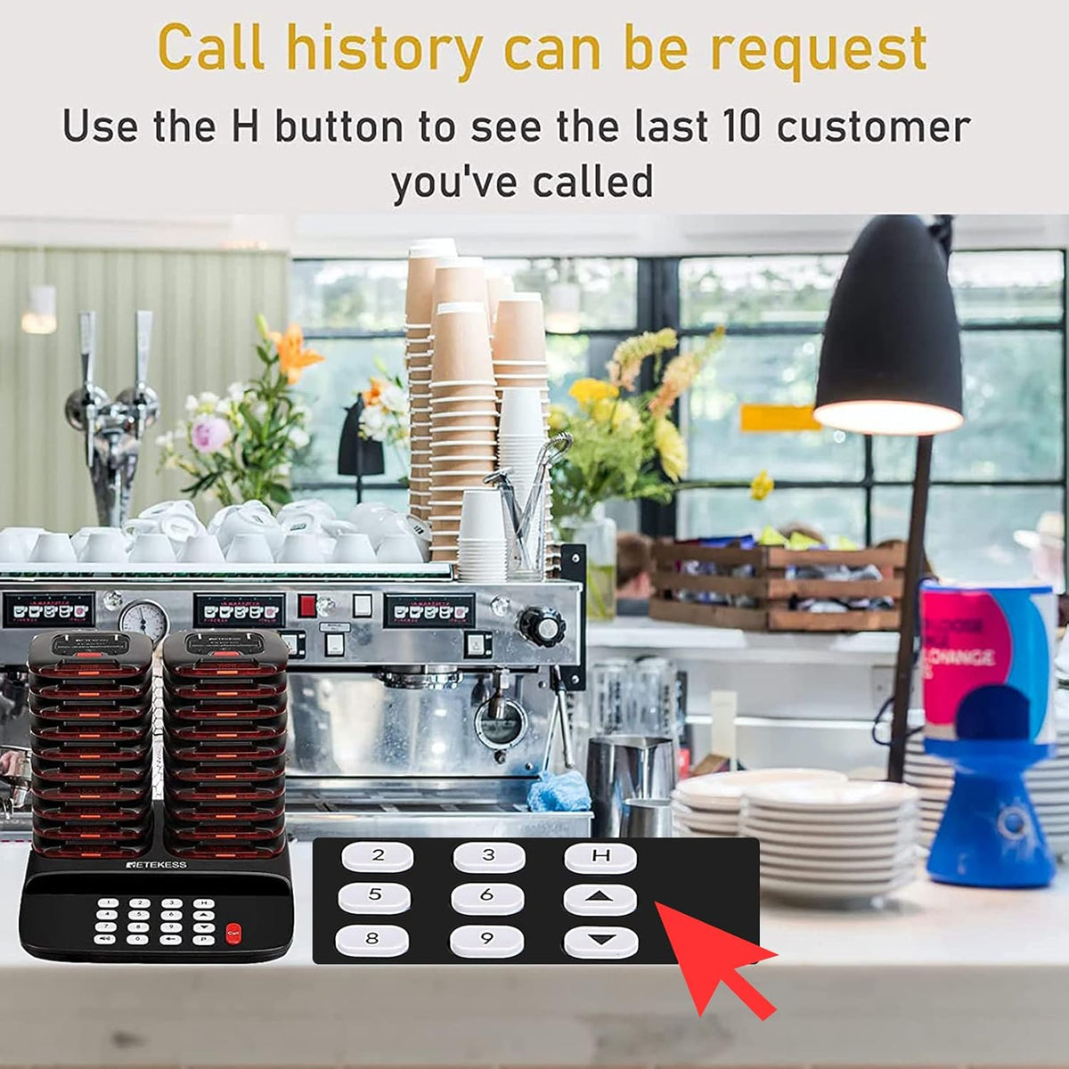 20 Pagers Restaurant Pager System C237