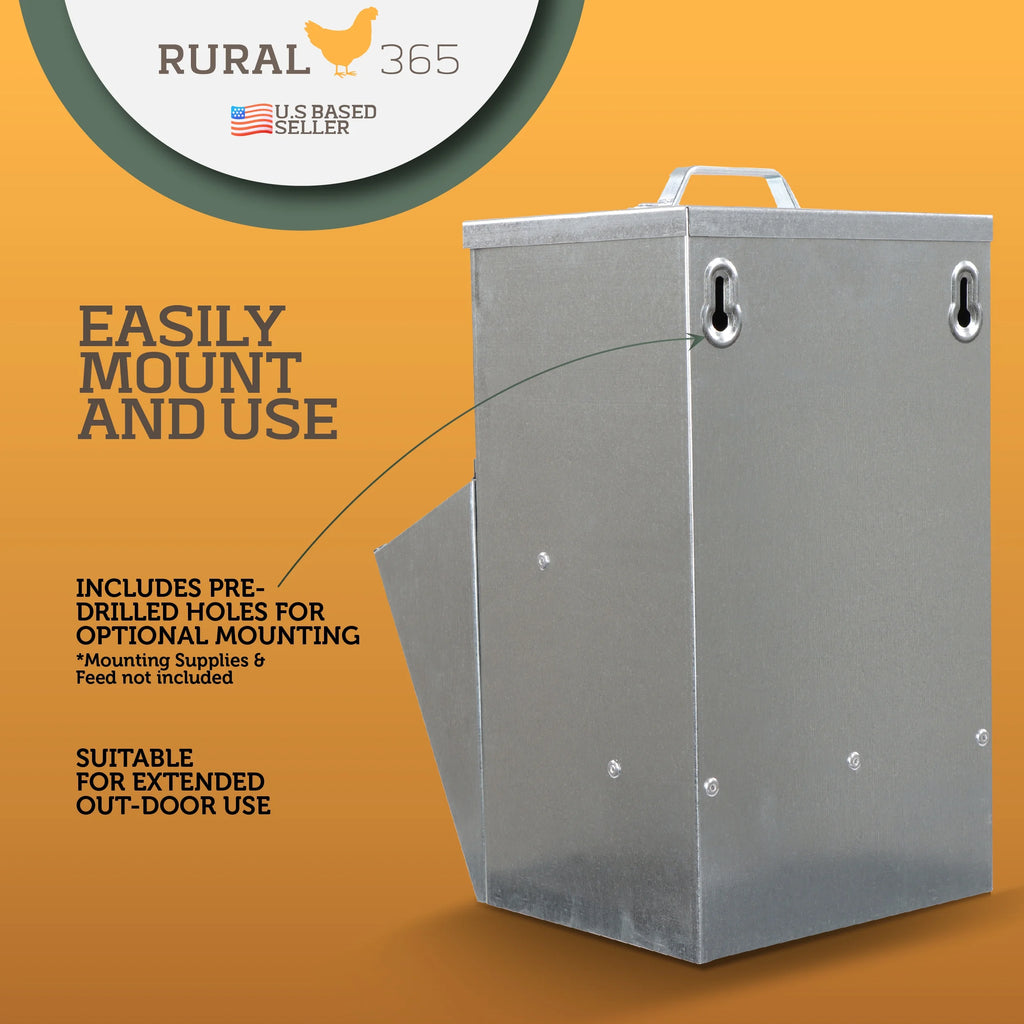 Galvanized Chicken Feeder P26971