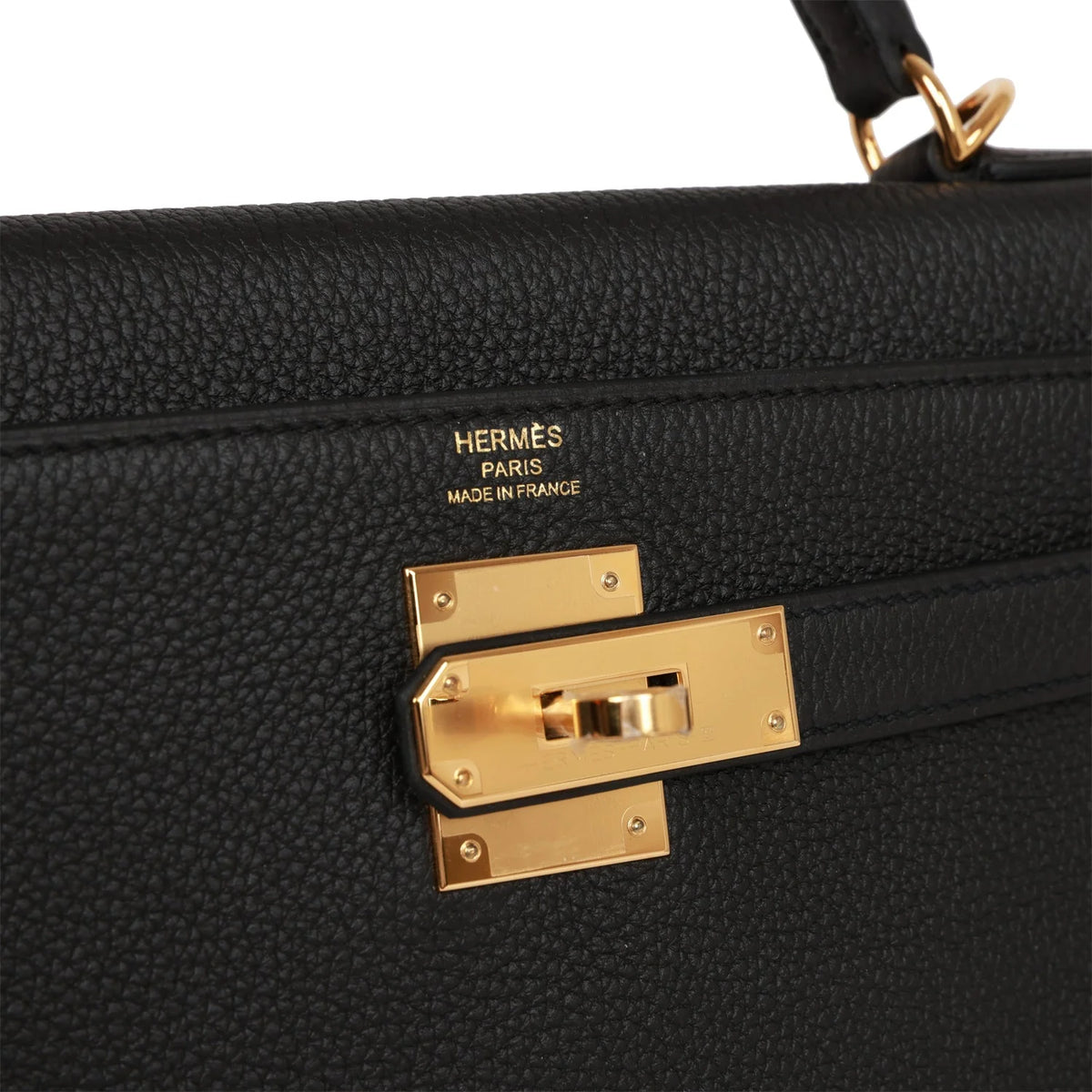 Black Leather Handbag N54481