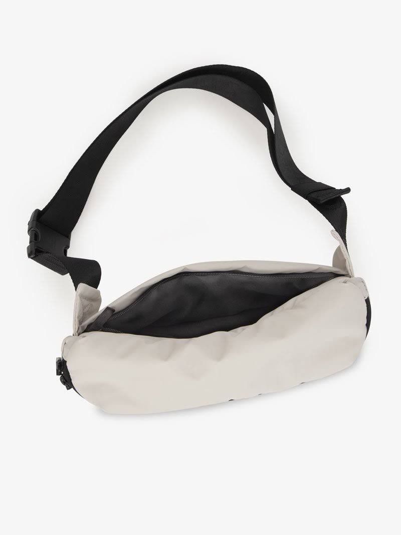 Metallic Silver Belt Bag I5828