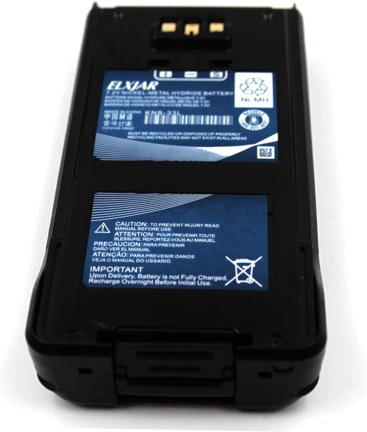 (2-Pack) 7.2V Ni-MH Replacement Battery for Kenwood Radio A486