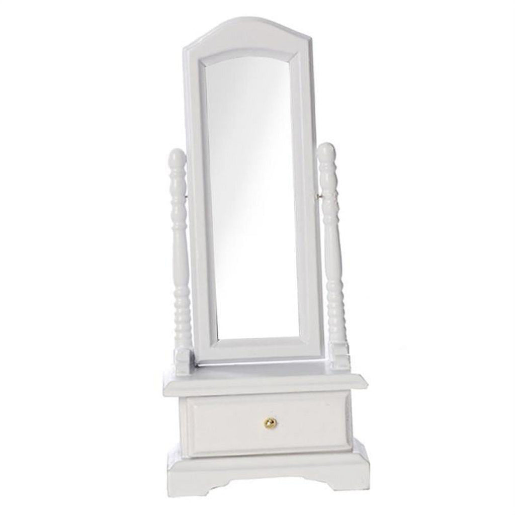 White Wood Dolls House B281