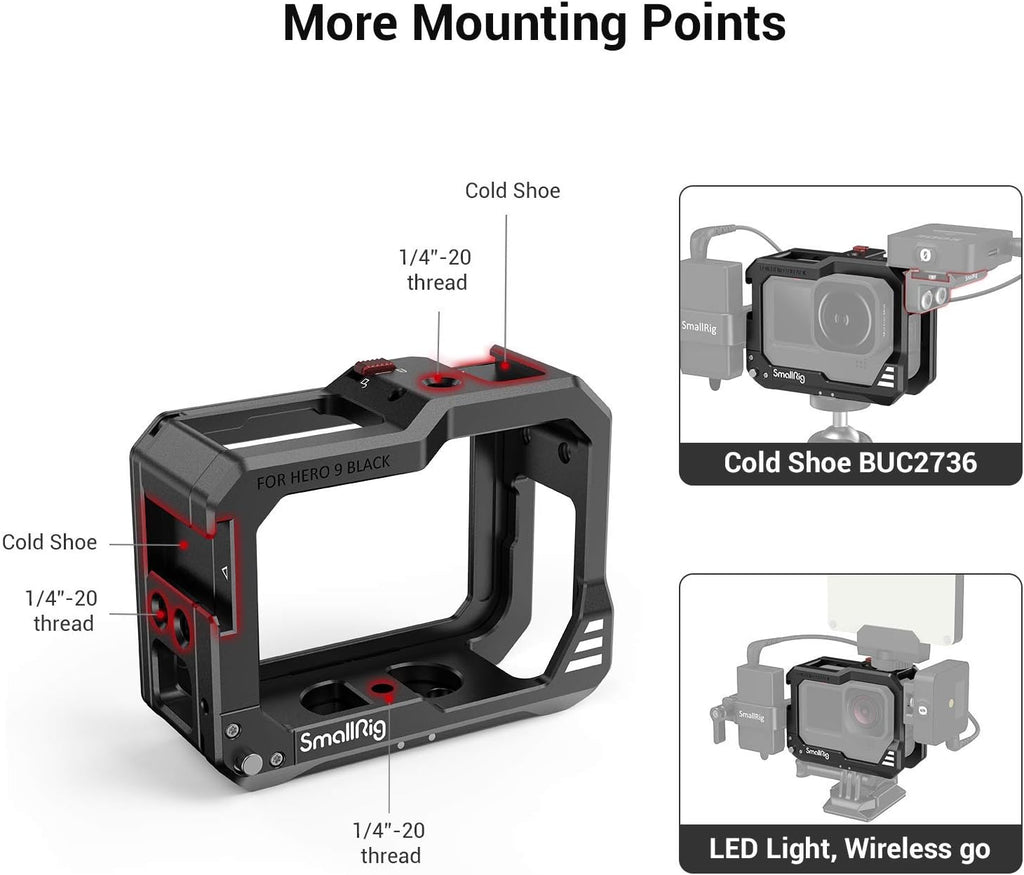 Black Cage for GoPro Hero9 Y5891