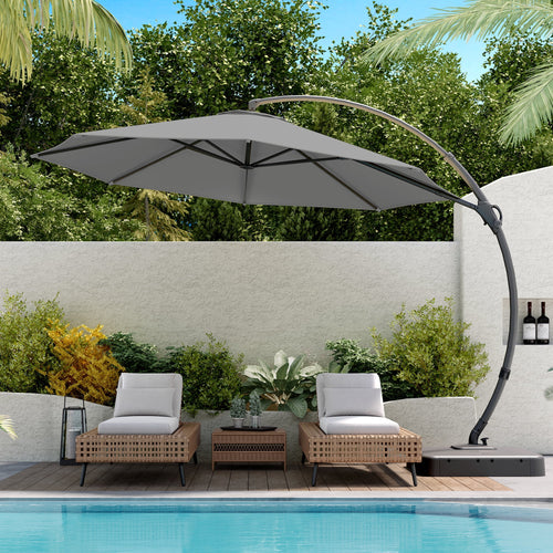 11FT Patio Umbrella with Base Q333