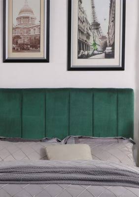 Green Velvet King Headboard I2783