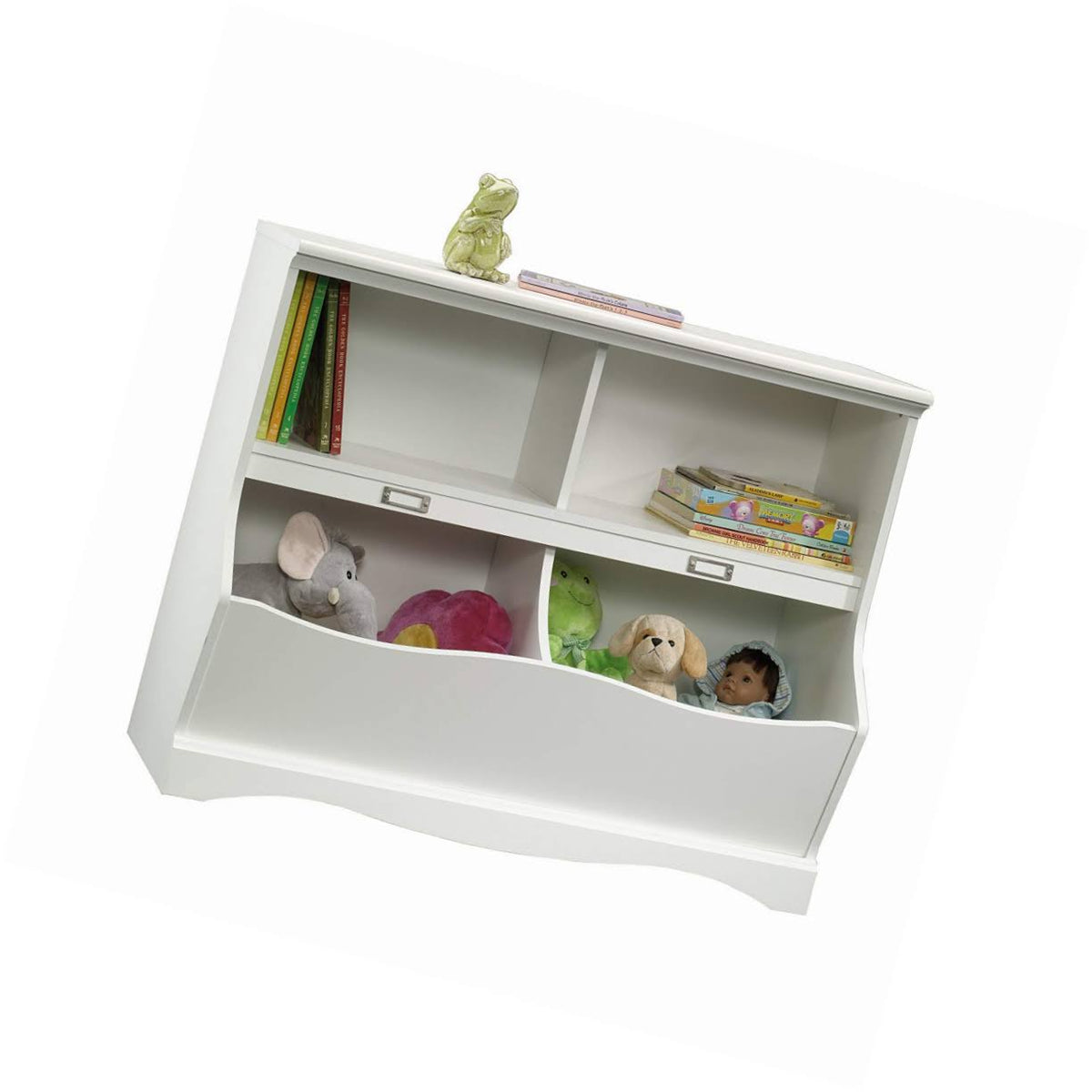 Soft White Finish Bookcase/Footboard A440566