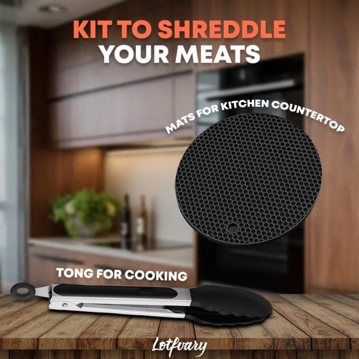 Chicken Shredder with Tong and Anti Slip Mat Z98077