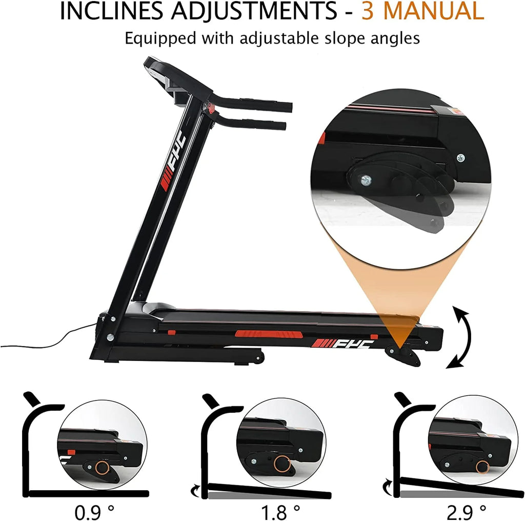 3.5HP Folding Treadmill with Incline T3724