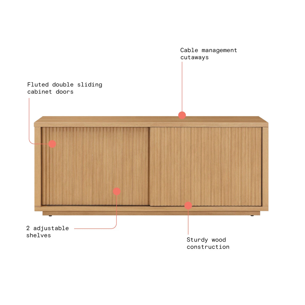 Fluted TV Stand for TVs up to 70" K168582