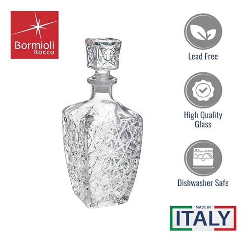 23.75 oz Glass Decanter with Airtight Stopper J347688