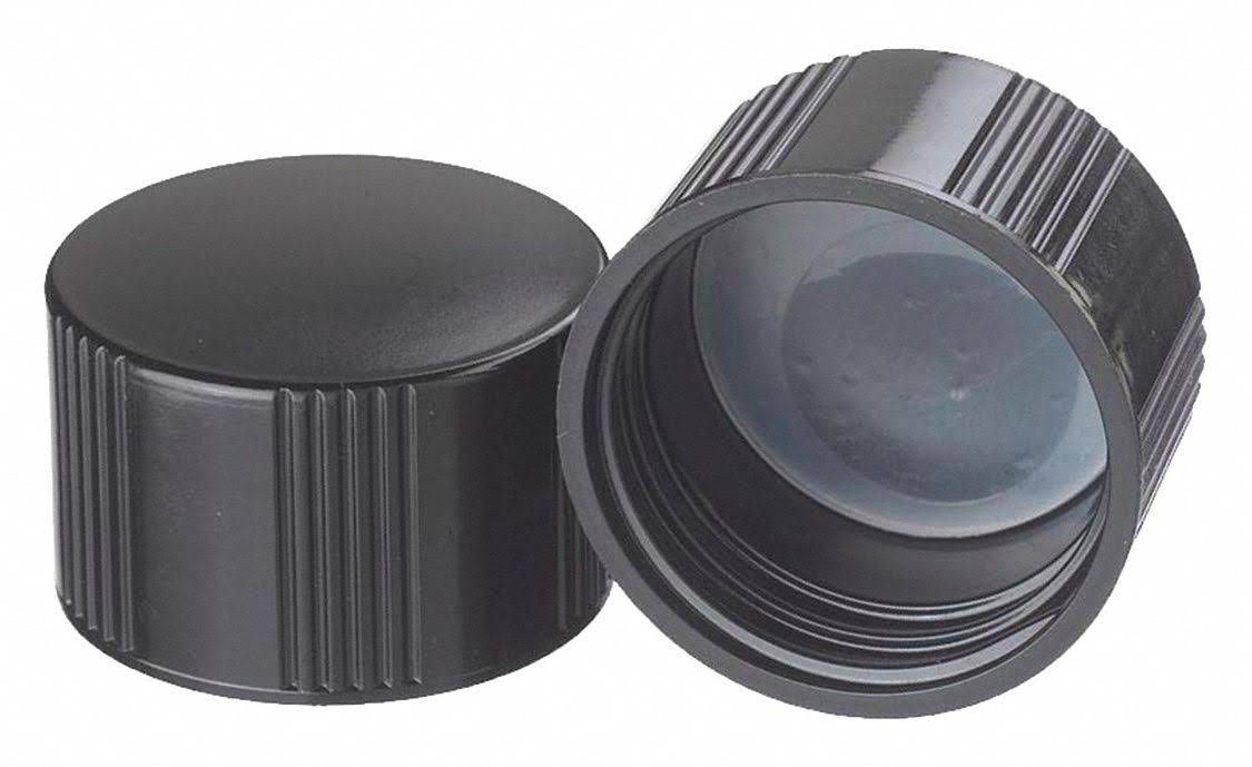 Phenolic Cap, Black, 200 Pack L136309