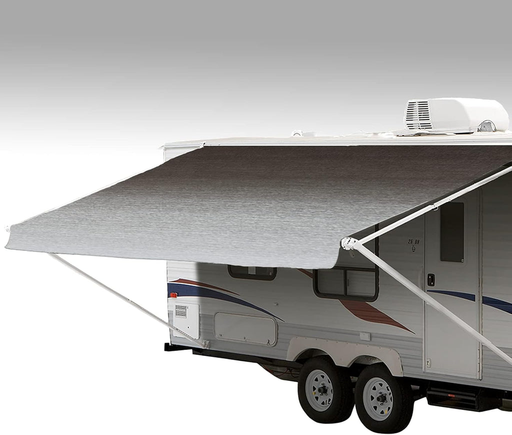 RV Awning Fabric Replacement Weatherproof Vinyl 18' I9743