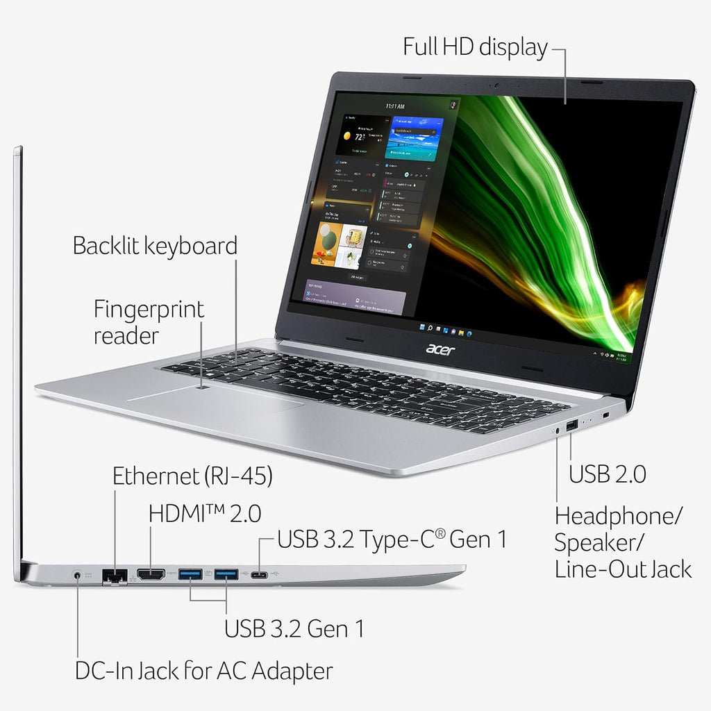 15.6" Full HD IPS AMD Ryzen 7 8GB DDR4 256GB NVMe SSD Laptop D846554