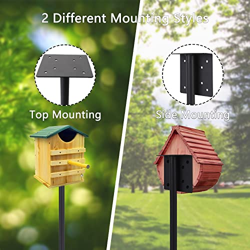 79 Inch Heavy Duty Bird Feeder Pole Kit with 5 Base Prongs Z5897