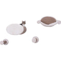 Wall Mounted Cat Lounge Set Hammock and Condo with Two Steps S7323