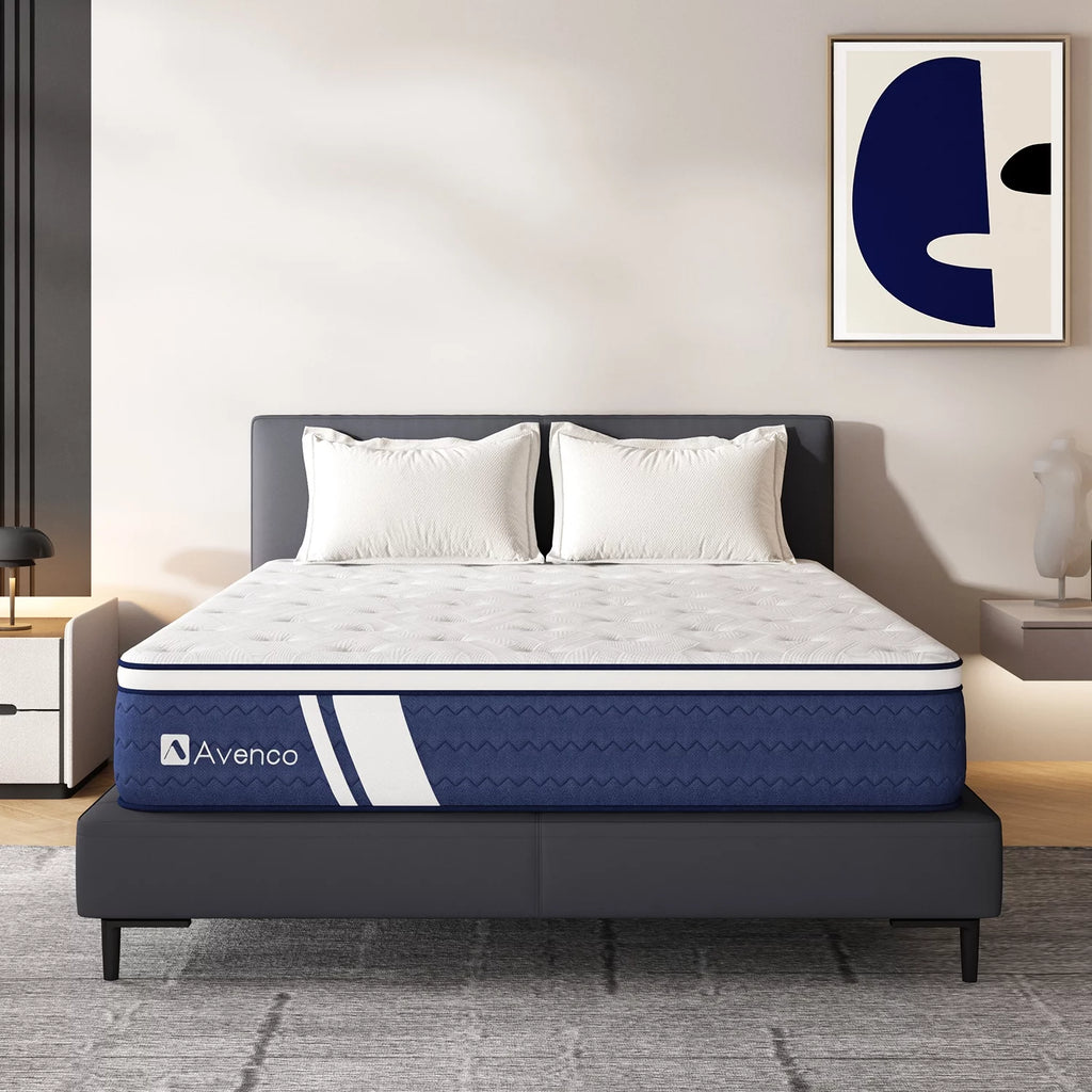12" Gel Memory Foam and Pocket Spring Hybrid Queen Mattress T832141