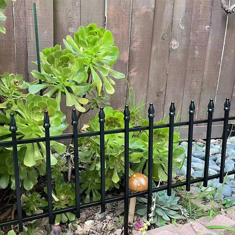 Metal Decorative Garden Fence 5 Panels O7951