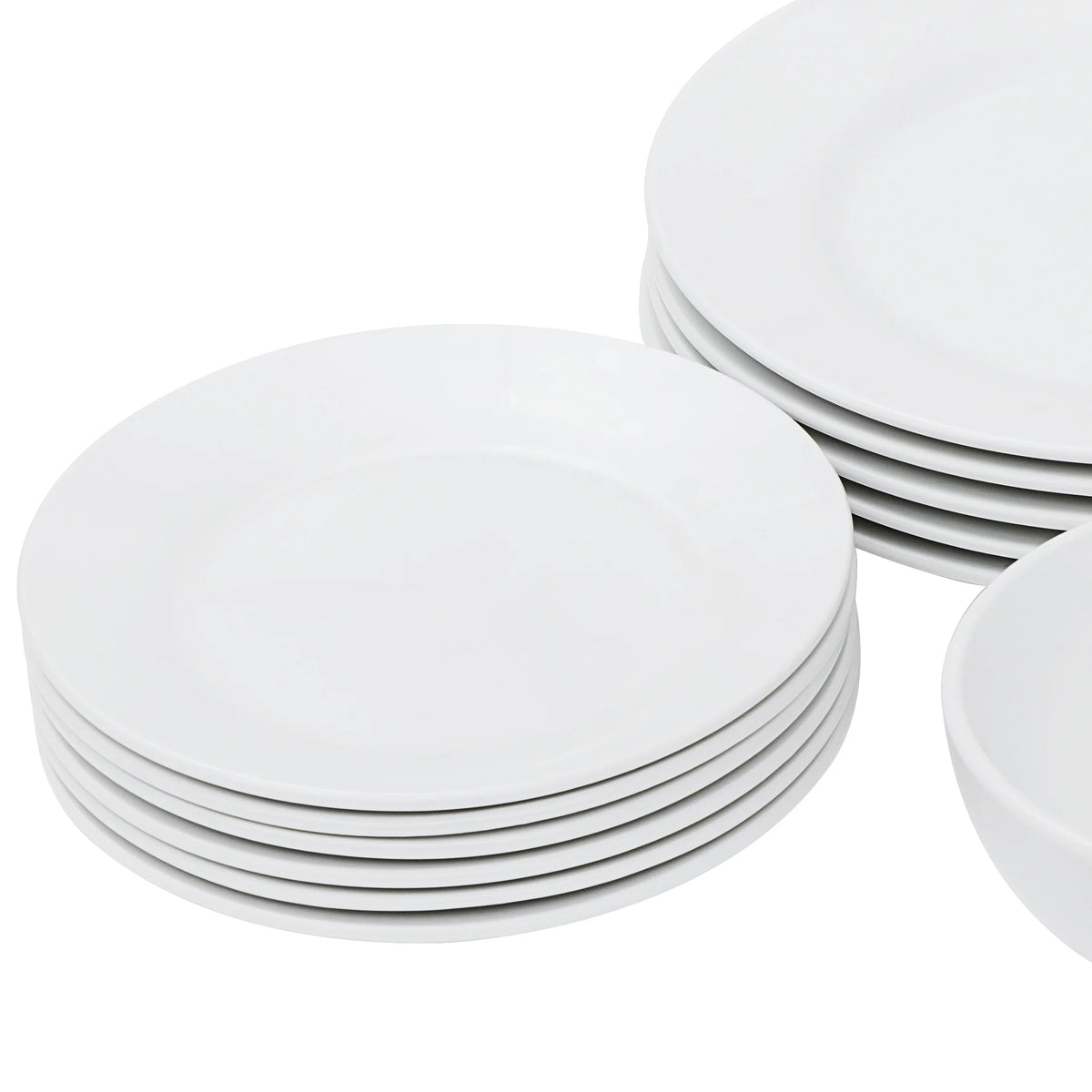 White 18 Pc Dinnerware Set for 6 X45627