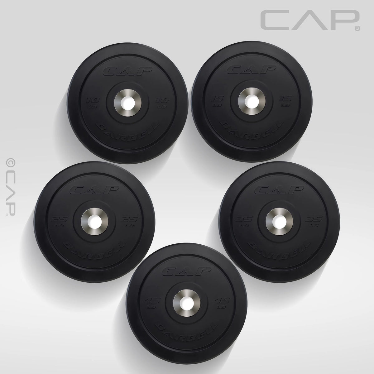 25 lb Black Olympic Bumper Plate G3417