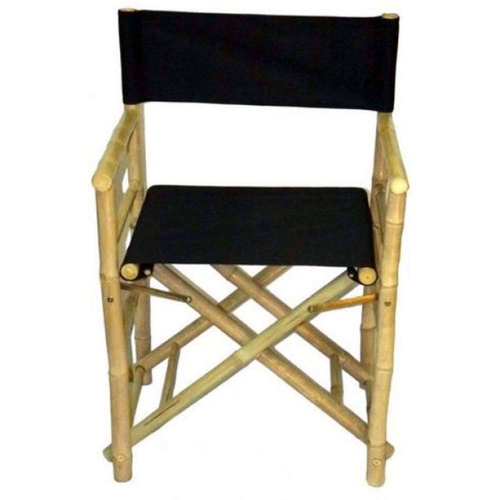 Black Bamboo Director Chairs (Set of 2) T233