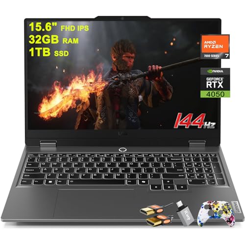 15.6" FHD IPS 144Hz Gaming Laptop Ryzen 7 16GB RAM 512GB SSD RTX 4050 F6265