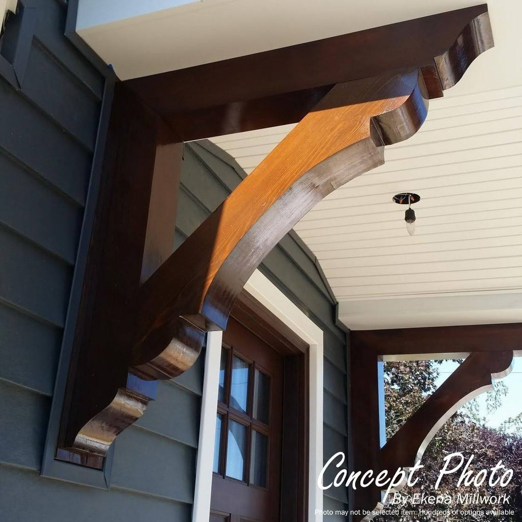5 1/2x22W x 28x22D x 36x22H Olympic Smooth Western Red Cedar Outlooker W641982