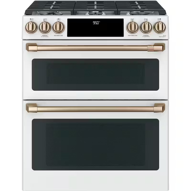 30 in. 7.0 cu. ft. Slide-In Smart Double Oven Dual-Fuel Range P99291