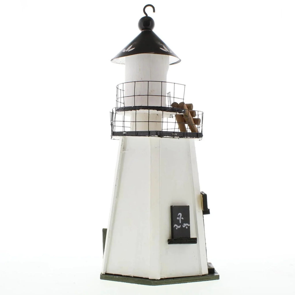 Nautical Wood Lighthouse Bird House Y8797