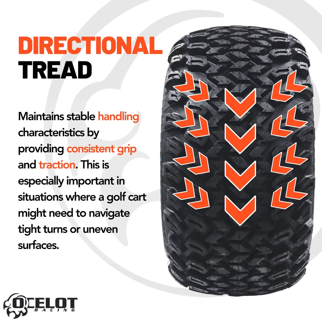 8" Golf Cart Tires Set of 2 B605170