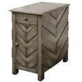 Grey Wood Finish End Table U12900