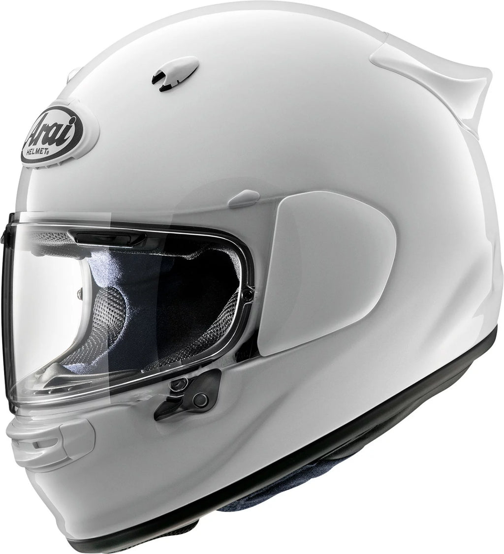 Solid Motorcycle Helmet Diamond White XS Z548320