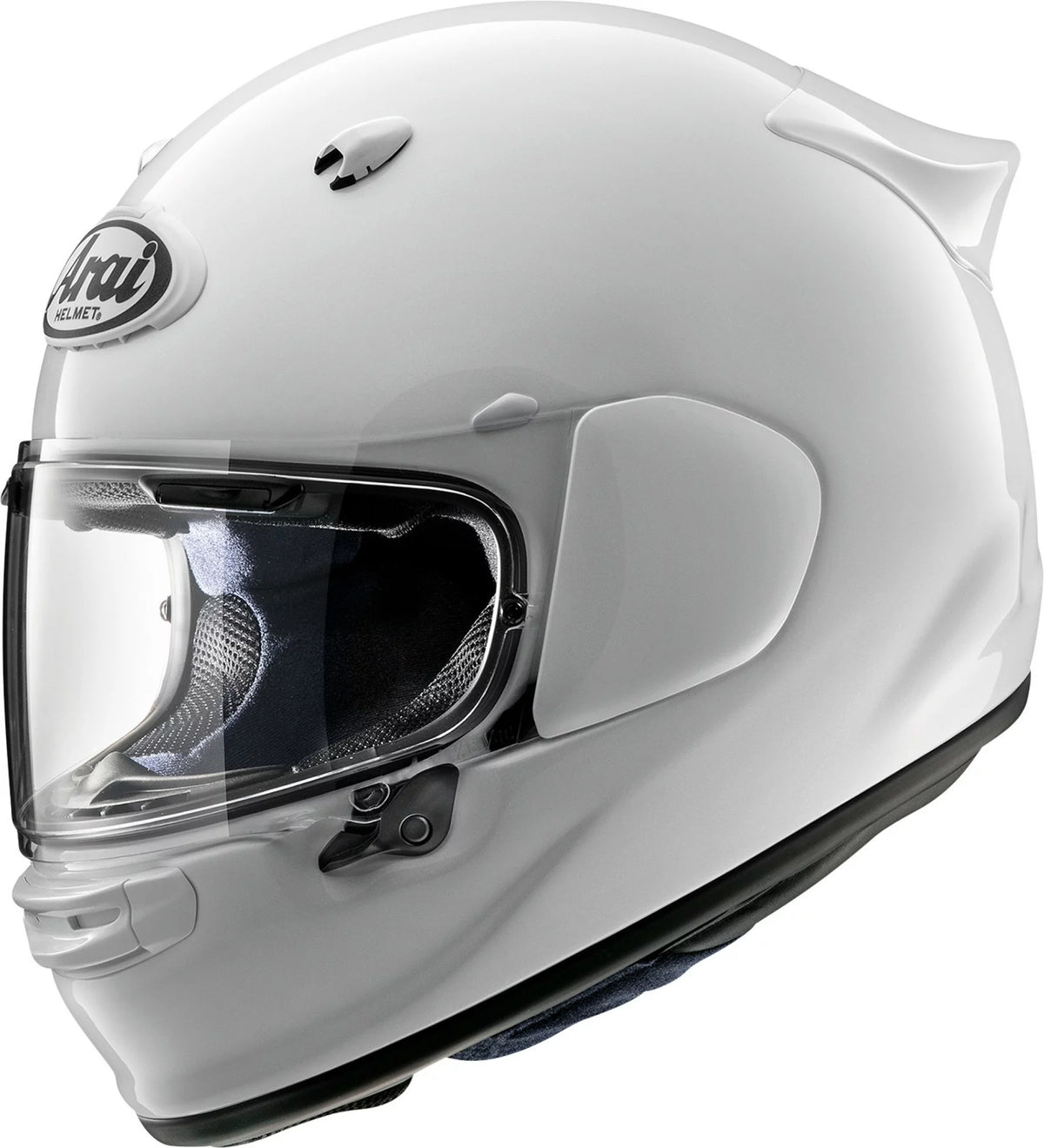Solid Motorcycle Helmet Diamond White XS Z548320
