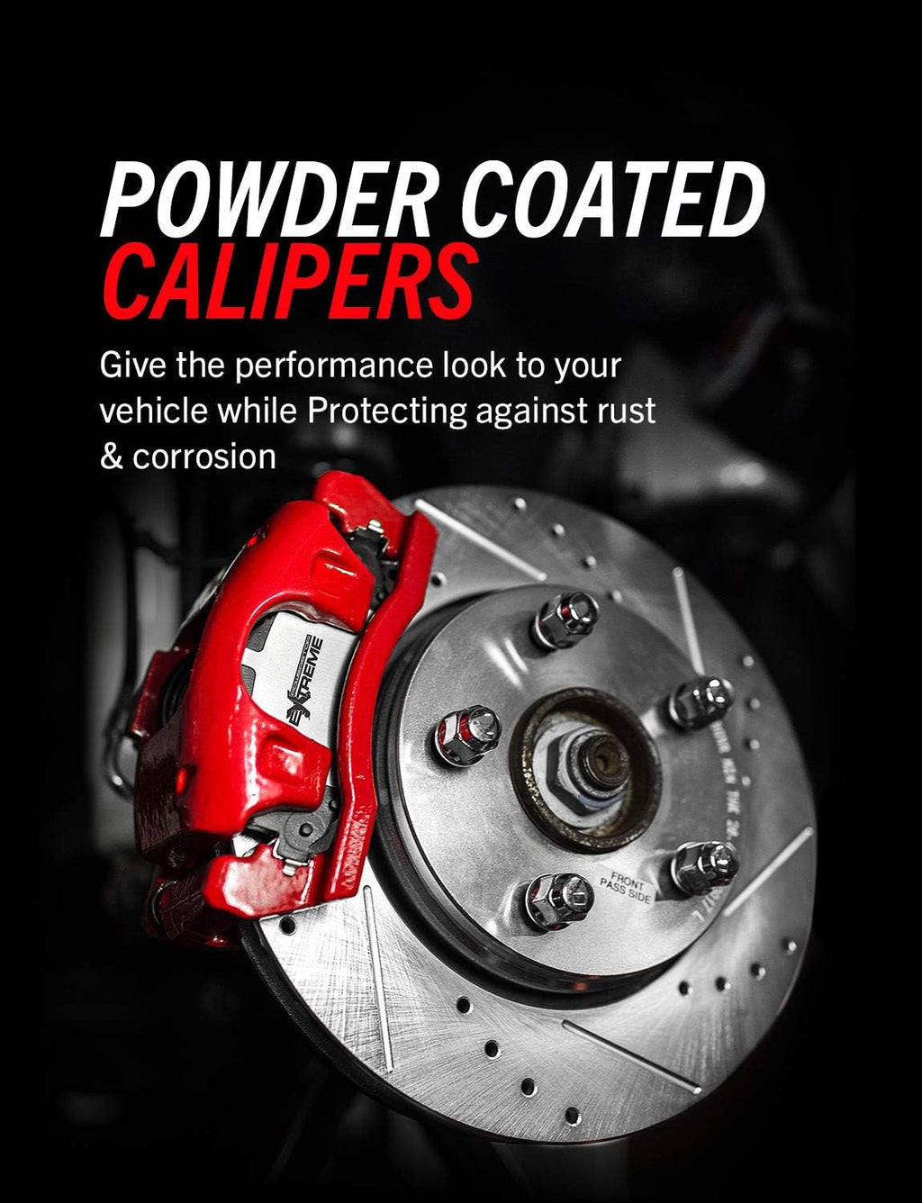 Red Powder-Coated Caliper Y300362