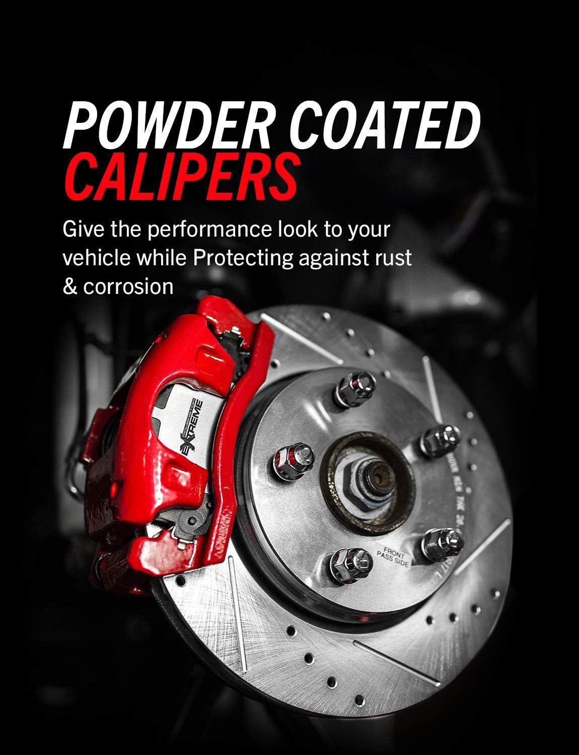 Red Powder-Coated Caliper Y300362