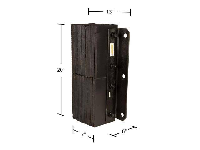 6x22 Deep Vertical Laminated Dock Bumper R49960