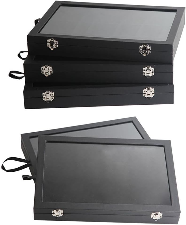 8 Slot Sunglasses Case with Clear Lid F3723
