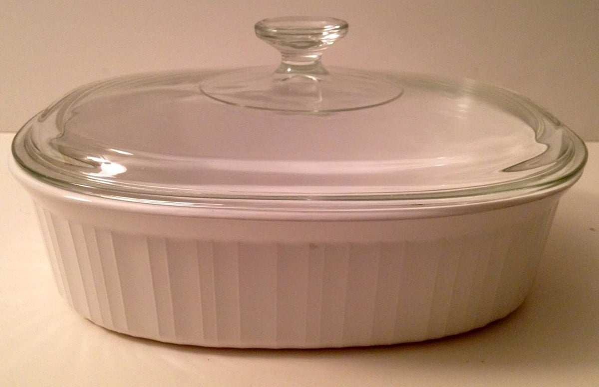 2.5 Quart French White Casserole with Glass Lid I859327