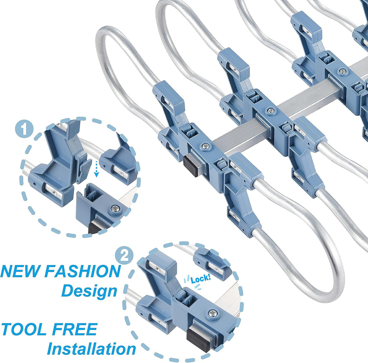 Digital Outdoor TV Antenna with Mount Pole 4K 1080p 150 Miles Range G813958
