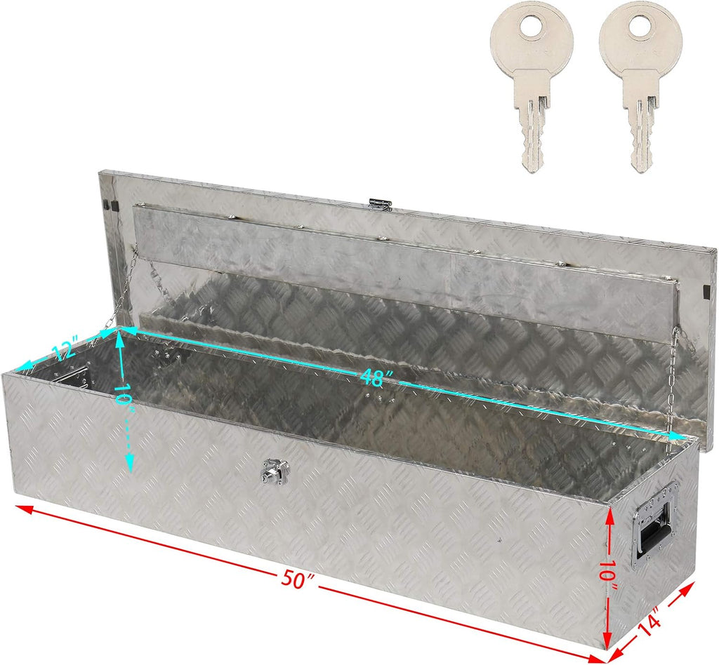 Aluminum Truck Bed Tool Box with Lock X568573