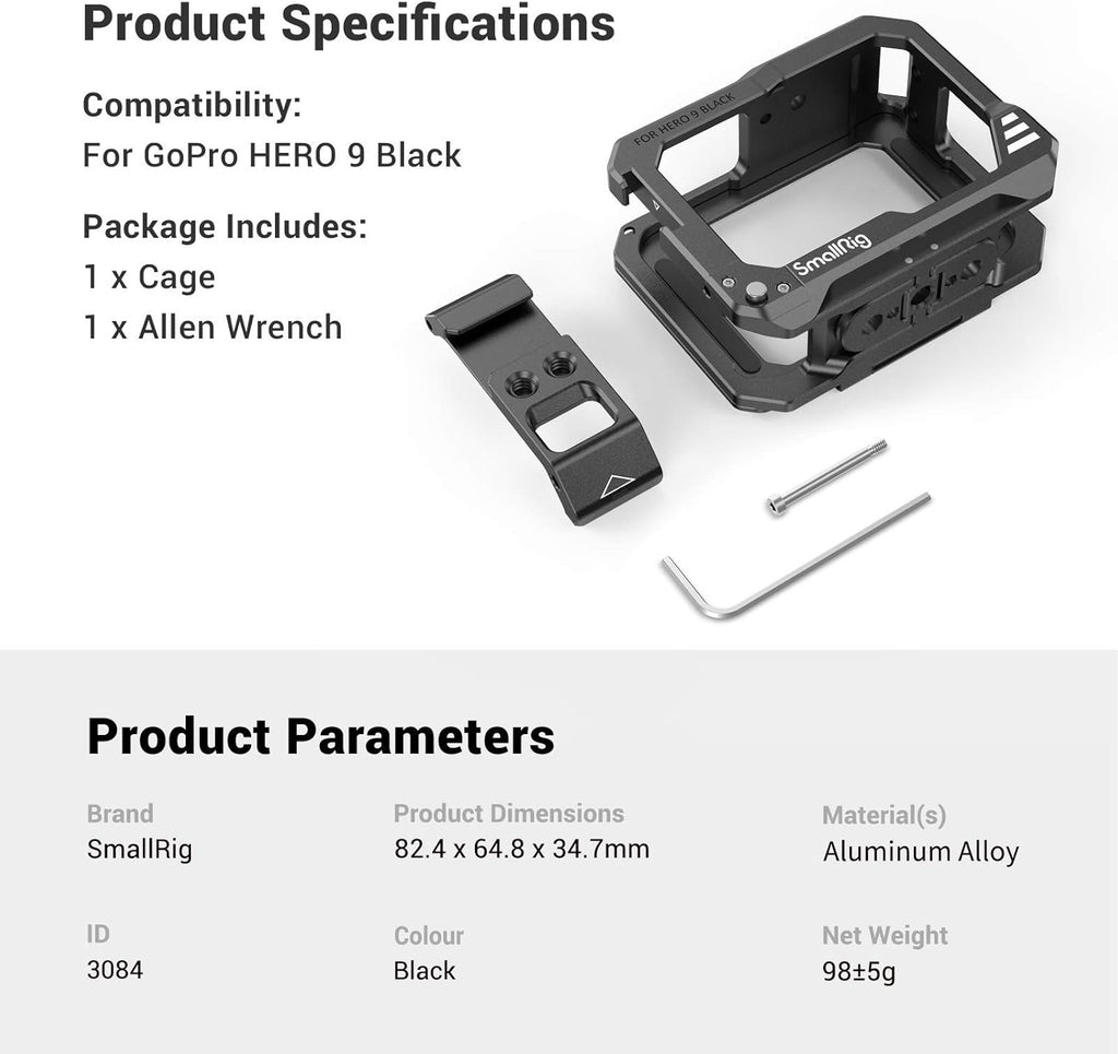 Black Cage for GoPro Hero9 Y5891