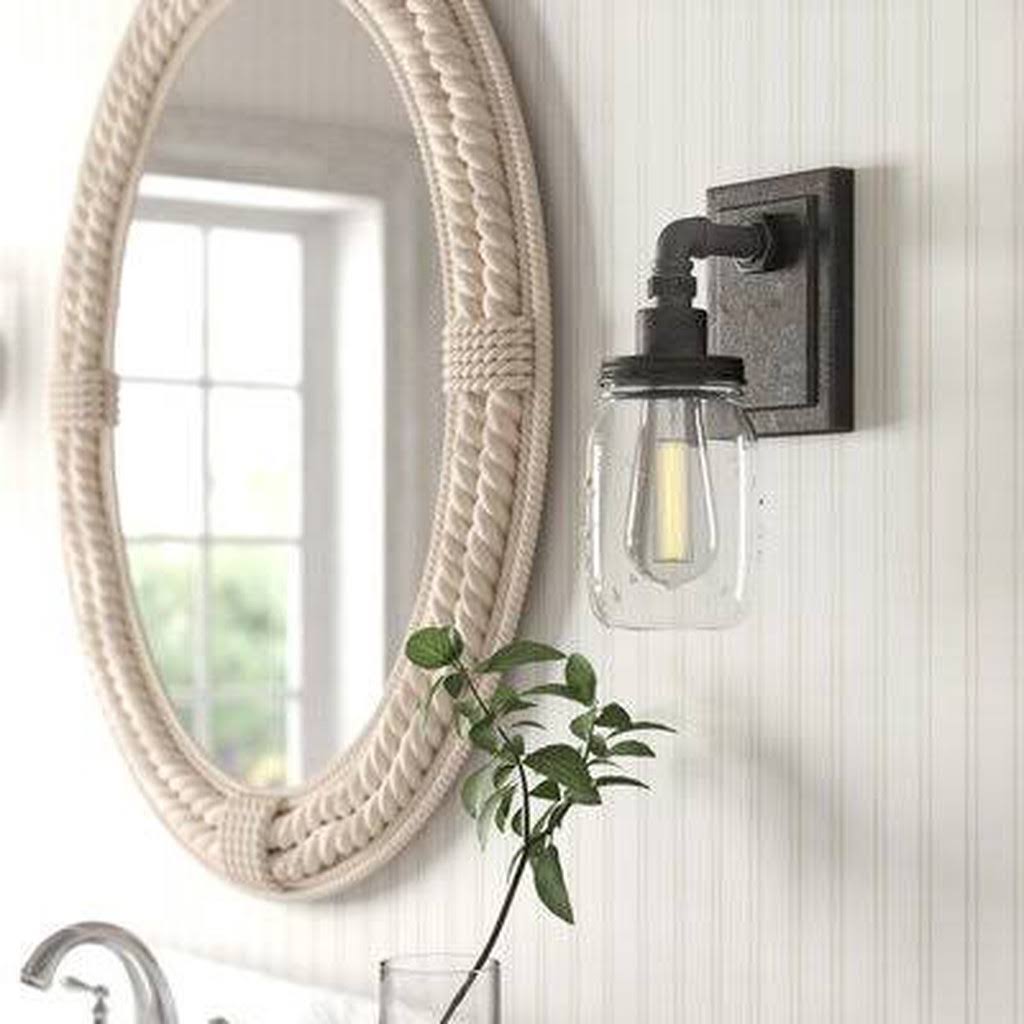 Black Dimmable Bath Sconce U83596