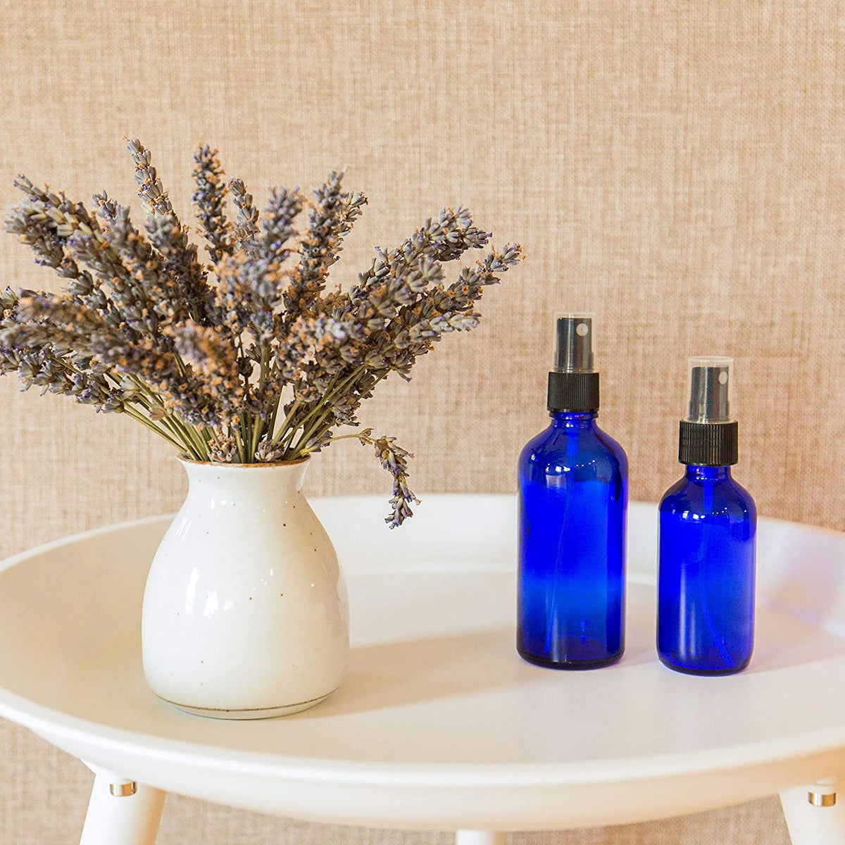 Cobalt Blue 4oz Glass Mist Sprayer Bottles Pack of 48 O958019
