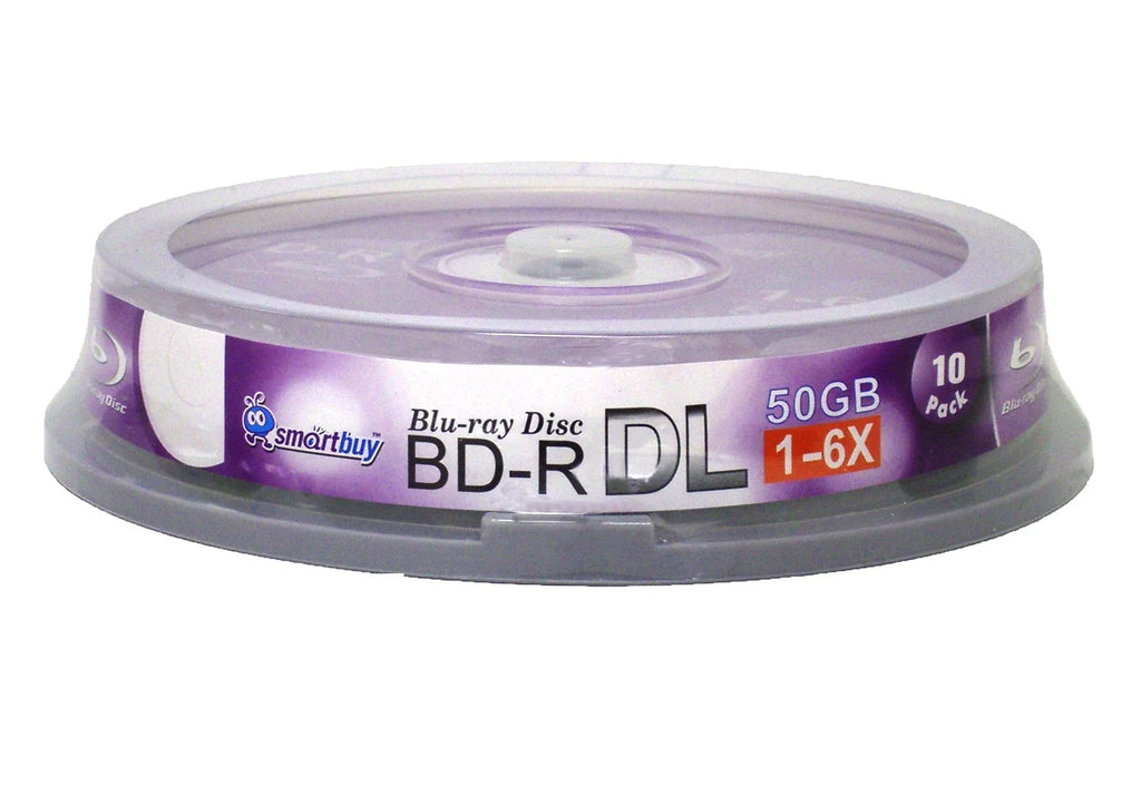 100 Disc 50GB 6x Blu-ray BD-R DL Blank Recordable Media K61063