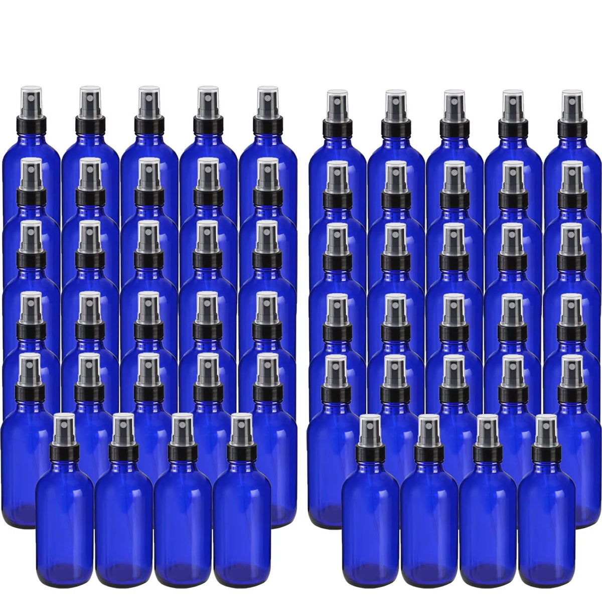 Cobalt Blue 4oz Glass Mist Sprayer Bottles Pack of 48 O958019
