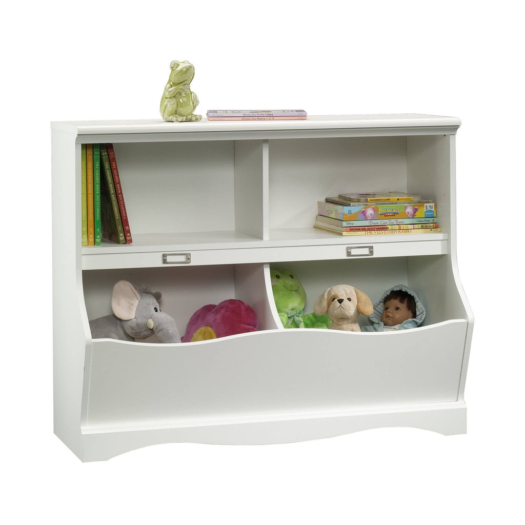 Soft White Finish Bookcase/Footboard A440566